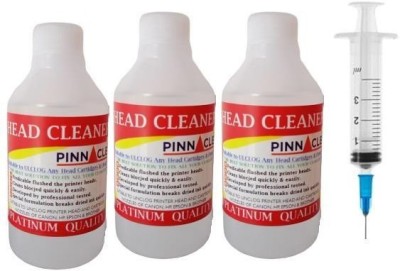 PINNACLE 3 Head Cleaning Solution for Printer Head/Cartridges / Nozzles to Clear Clogging/Blockage Tri-Color Ink Bottle