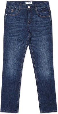 U.S. POLO ASSN. Regular Baby Boys & Baby Girls Blue Jeans