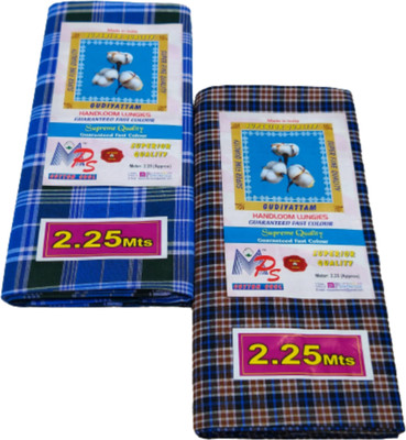 Mps cotton cool Checkered Multicolor Lungi