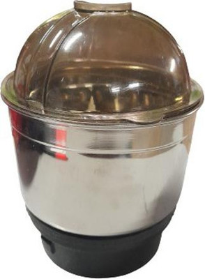 SUPERJOY Heavy Chutney Jar for Mixer Grinder Stainless Steel Mixer Chutney Jar with Lid Mixer Juicer Jar(350 ml)
