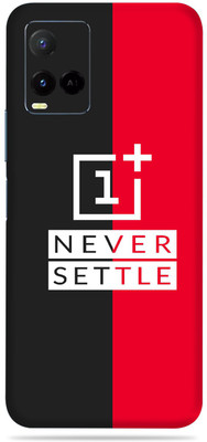 WeCre8 Skin's Vivo Y21G Mobile Skin(Oneplus Never Settle Multicolor Mobile Skin With Cleaning Wipes)