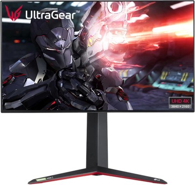 LG Ultra-Gear 27 Inches UHD LED Backlit IPS Panel with VESA DisplayHDR 600, Height Adjustable Stand, Dual Sync Compatible, Sound Sync Mode, 4-Side…