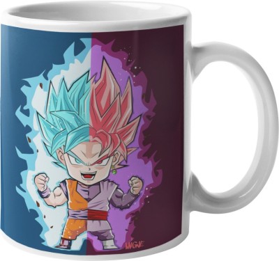 FOKAT Child Goku Dragon ball Cartoon Illustration Art Premium Printed Ceramic Ceramic Coffee Mug(325 ml)