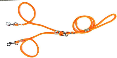Rexalt 152 cm Dog & Cat Cord Leash(Orange)