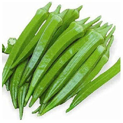 VibeX ® VXI-250 Organic Lady Finger / Bhindi Seed Seed(100 per packet)