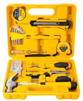 MALFAH ENTERPRISES DELI DL1018J HOUSEHOLD TOOL SET 18PCS SET Hand Tool Kit(18 Tools)