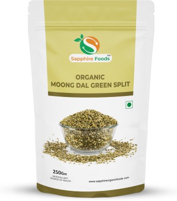Sapphire Foods Organic Green Moong Dal (Split)(250 g)