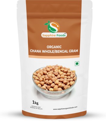 Sapphire Foods Organic Brown Bengal Gram (Whole)(1 kg)