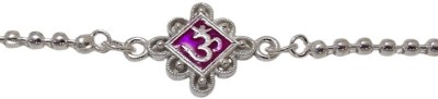 Sahiba Gems Religious SG-SLG080722-G18 Silver Rakhi  Set(1 rakhi)