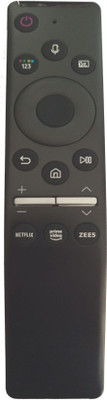 LipiWorld 4K LED Smart TV with Voice Assistant Remote Control with Netflix Prime Video Zee5 Function (with Voice) Compatible for Samsung Voice Remote Controller(Black)