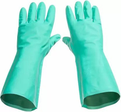 STYLERA 1Pair Reusable Rubber Cleaning Hand Gloves Set for Washing, Cleaning Kitchen Rubber  Safety Gloves(Pack of 2)