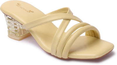 Longwalk Women Heels(Yellow , 9)
