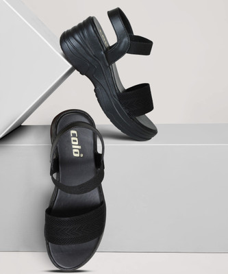 Colo Women Heels(Black , 7)