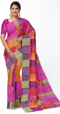 Saadhvi Printed Bandhani Georgette Saree(Multicolor)