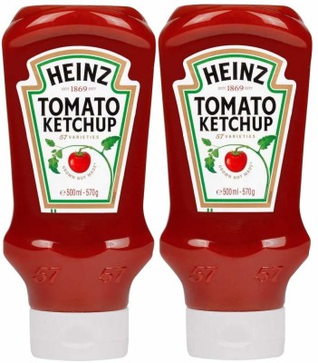 HEINZ Tomato Ketchup 570gx2 Pack Of 2 Ketchup(2 x 570 g)