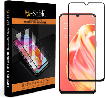 MS-Shield Edge To Edge Tempered Glass for OPPO A91(Pack of 1)