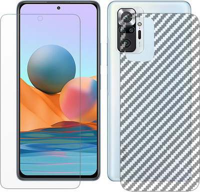 ZORAM Front and Back Tempered Glass for Redmi Note 10 Pro(Pack of 2)