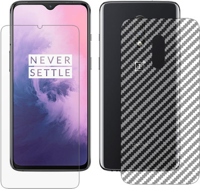 ZORAM Front and Back Tempered Glass for Oneplus 7(Pack of 2)