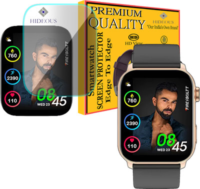 HIDEOUS Screen Guard for fire boltt ninja bell(Pack of 1)