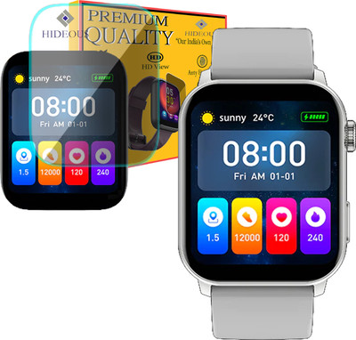 HIDEOUS Screen Guard for fire boltt ninja bell(Pack of 1)