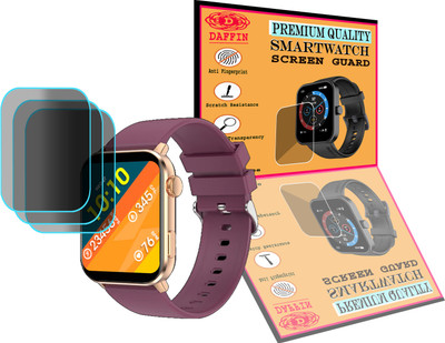 daffin Screen Guard for Fire-Boltt Ninja Bell(Pack of 3)