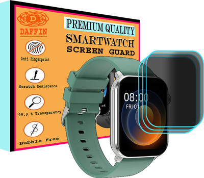 daffin Screen Guard for Fire-Boltt Ninja Bell(Pack of 3)