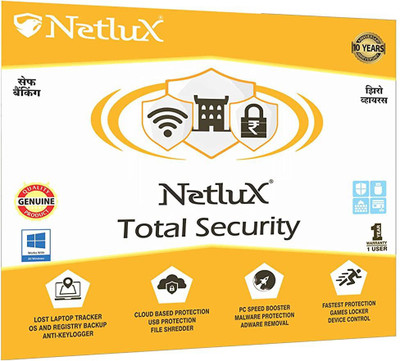 netlux Total Security 1 User 1 Year (Renewal)(CD/DVD)