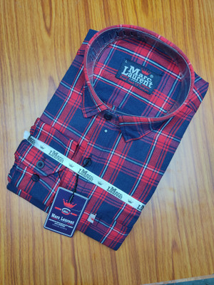 Marc Laurent Men Checkered Casual Multicolor Shirt