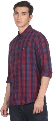 Arrow Sport Men Checkered Casual Red Shirt