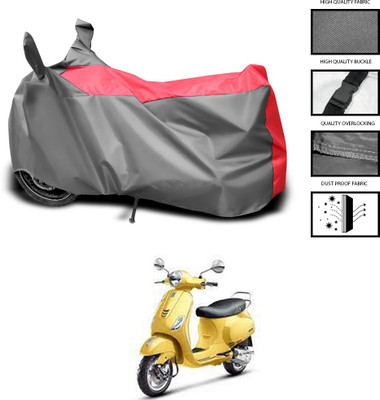 CODOKI Waterproof Two Wheeler Cover for Piaggio(VXL 125 BS6, Grey, Blue)