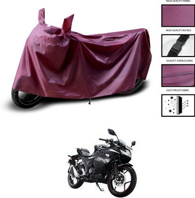 PAGORA Waterproof Two Wheeler Cover for Suzuki(Gixxer SF 150, Maroon)