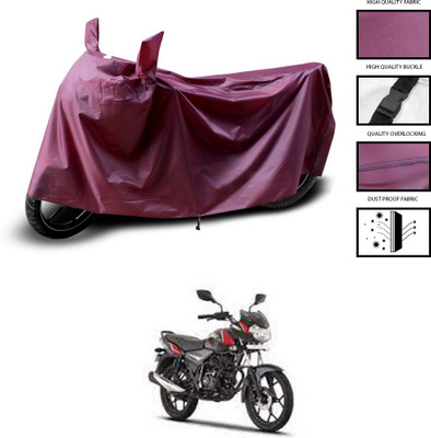 PAGORA Waterproof Two Wheeler Cover for Bajaj(Discover 110, Maroon)