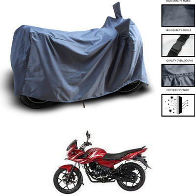 CODOKI Waterproof Two Wheeler Cover for Bajaj(Discover 150 f, Grey)