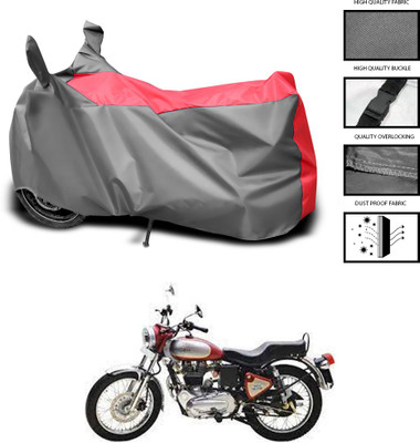 CODOKI Waterproof Two Wheeler Cover for Royal Enfield(Electra 5S, Grey, Blue)