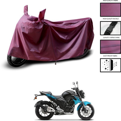 PAGORA Waterproof Two Wheeler Cover for Yamaha(FZ-S, Maroon)