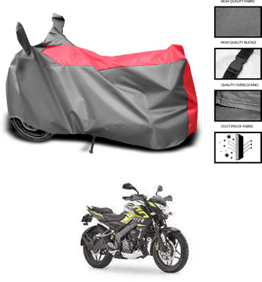 CODOKI Waterproof Two Wheeler Cover for Bajaj(Pulsar 200 NS DTS-i, Grey, Blue)