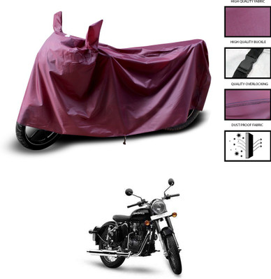 CODOKI Waterproof Two Wheeler Cover for Royal Enfield(Classic 350, Maroon)