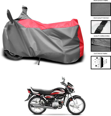 CODOKI Waterproof Two Wheeler Cover for Hero(MotoCorp Pleasure Plus, Grey, Blue)