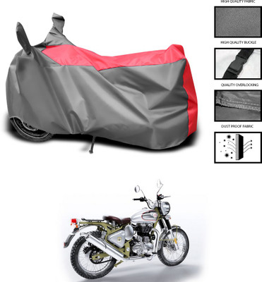 PAGORA Waterproof Two Wheeler Cover for Royal Enfield(Bullet Trials 500, Grey)