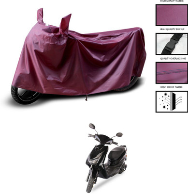 PAGORA Waterproof Two Wheeler Cover for Ampere(E Lite, Maroon)