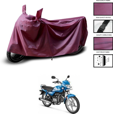 PAGORA Waterproof Two Wheeler Cover for Hero(HF, Maroon)