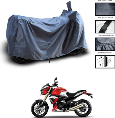 CODOKI Waterproof Two Wheeler Cover for Mahindra(Mojo UT 300, Grey)