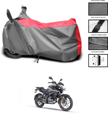 CODOKI Waterproof Two Wheeler Cover for Bajaj(Pulsar 160 NS DTS-i, Grey, Blue)