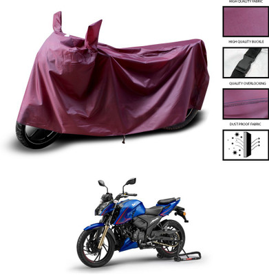 CODOKI Waterproof Two Wheeler Cover for TVS(Apache RTR 200, Maroon)