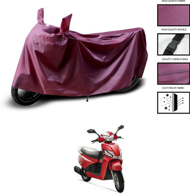 CODOKI Waterproof Two Wheeler Cover for Mahindra(Gusto, Maroon)