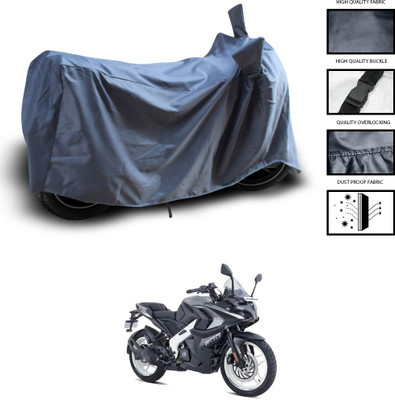 PAGORA Waterproof Two Wheeler Cover for Bajaj(Pulsar RS 200, Grey)
