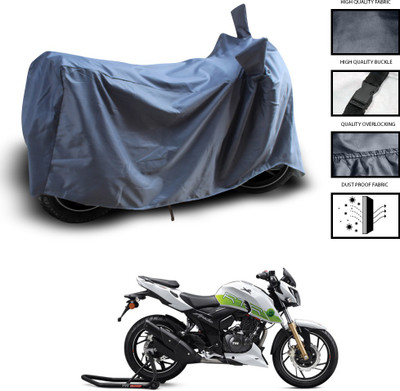 CODOKI Waterproof Two Wheeler Cover for TVS(Apache RTR 200 Fi E100, Grey)