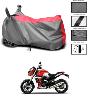 CODOKI Waterproof Two Wheeler Cover for Mahindra(Mojo UT 300, Grey, Blue)