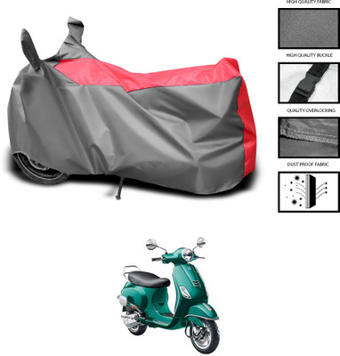 CODOKI Waterproof Two Wheeler Cover for Piaggio(VXL 150 BS6, Grey, Blue)