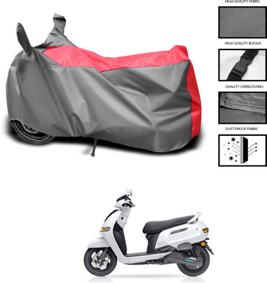 CODOKI Waterproof Two Wheeler Cover for TVS(iQube, Grey, Blue)